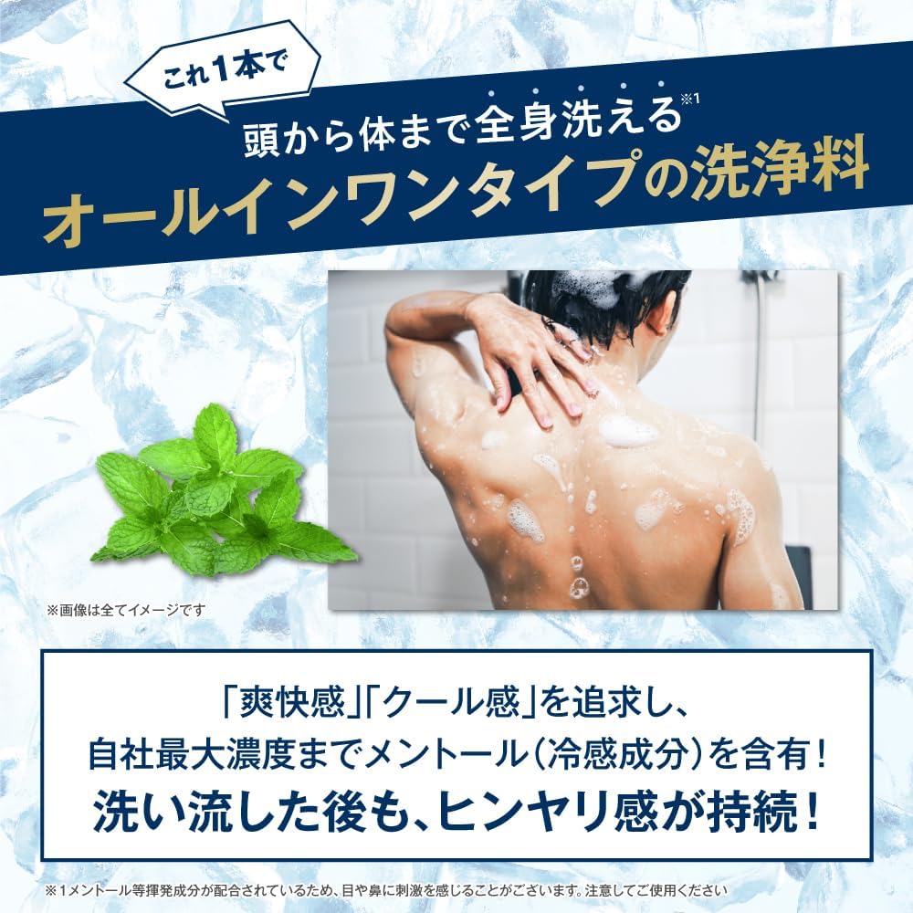 冷感成分配合 加美乃素 クールボディーシャンプー 190g