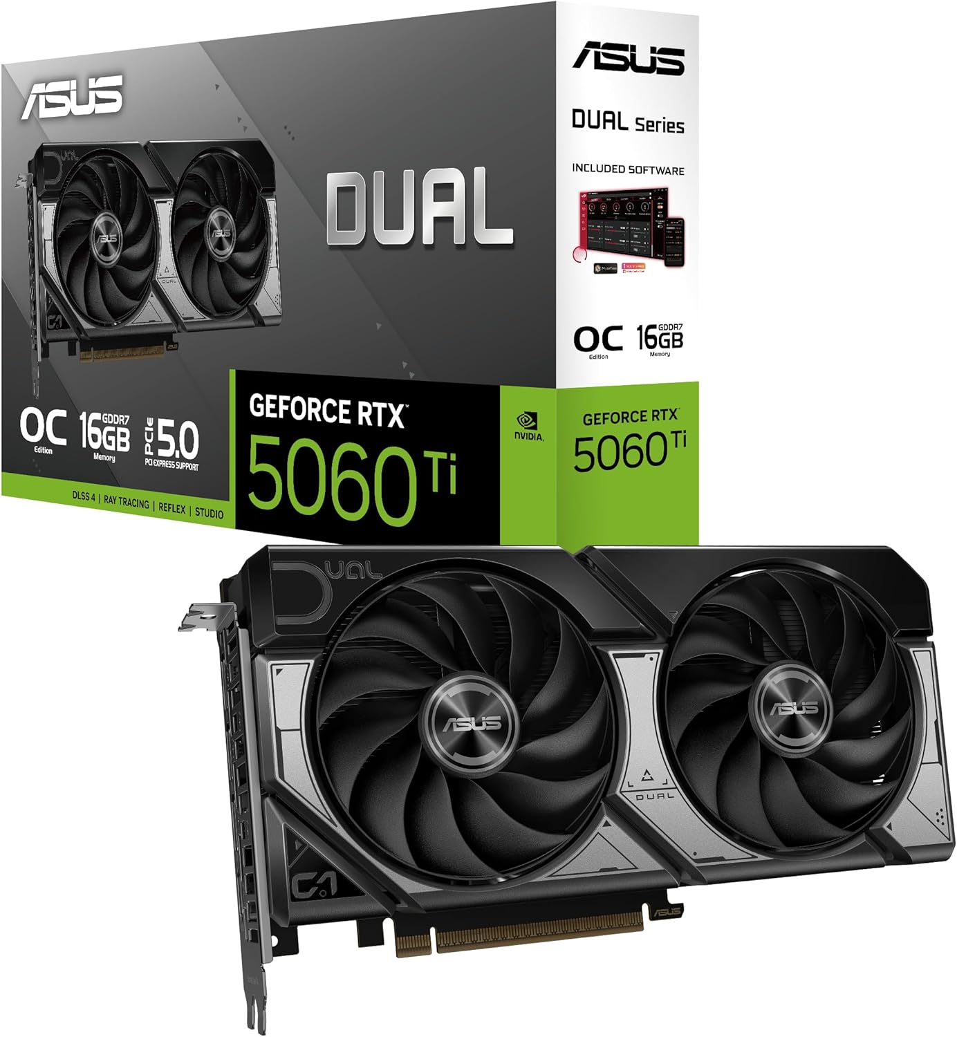 ASUS NVIDIA GeForce RTX 5060 Ti ビデオカード GDDR7 国内正規代理店品