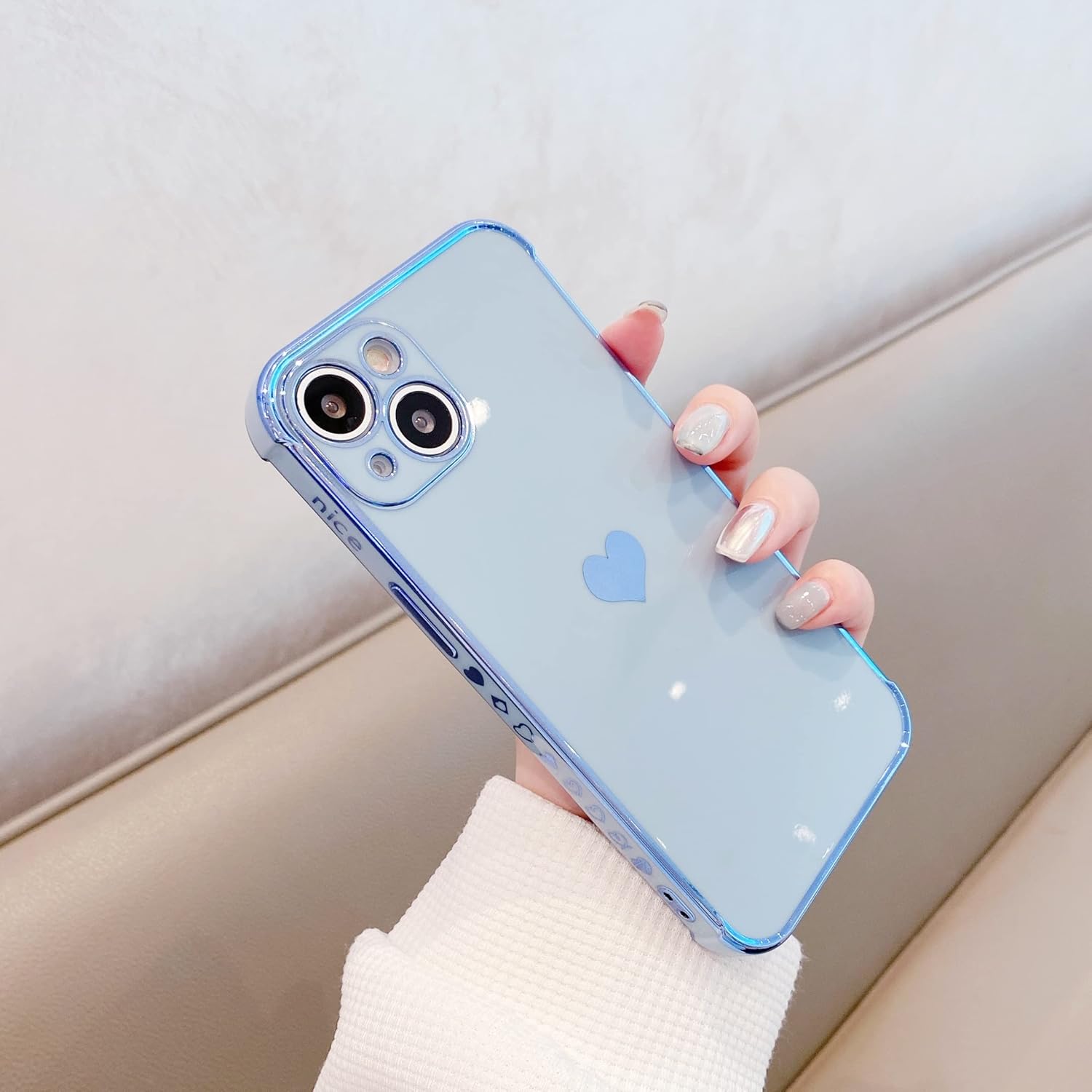 iPhone 16E用 薄型可愛いケース U字型落下防止 衝撃吸収 全面保護