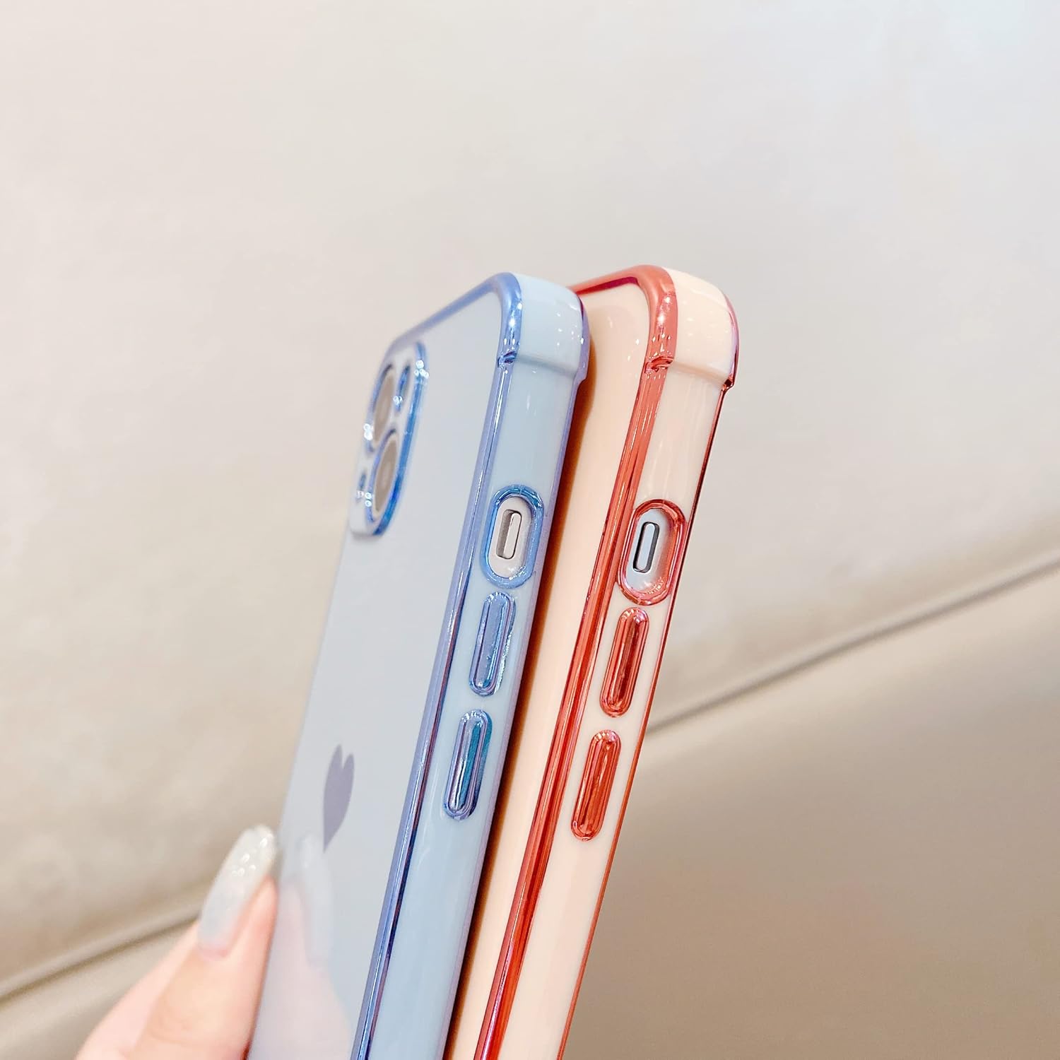 iPhone 16E用 薄型可愛いケース U字型落下防止 衝撃吸収 全面保護