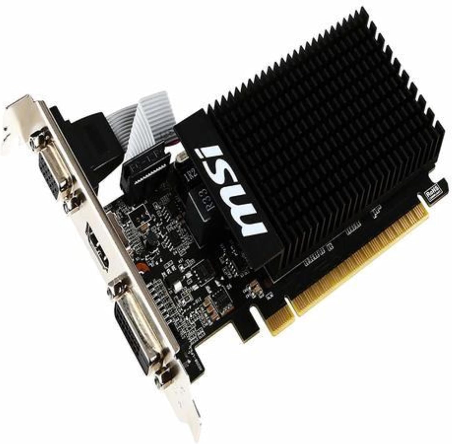 MSI ファンレス GeForce GT 710 2GB ロープロファイル グラフィックスカード