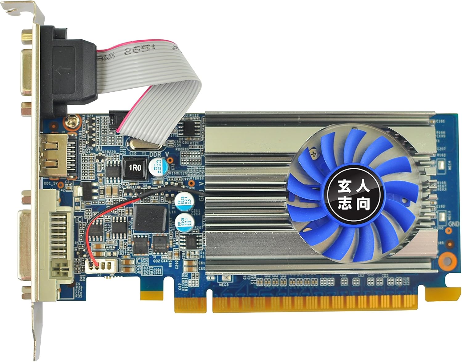 玄人志向 GEFORCE GT 710 ロープロファイル 空冷ビデオカード 2GB