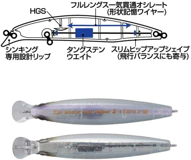 ショアラインシャイナーZ バーティス 80S シーバス用ルアー