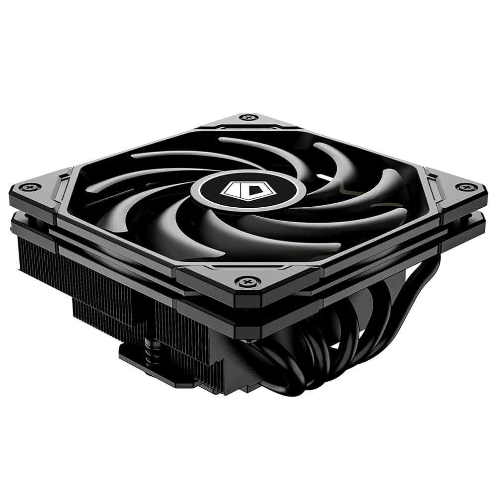 ロープロファイル CPUエアクーラー IS-55 BLACK 57mm 5ヒートパイプ Intel/AMD対応