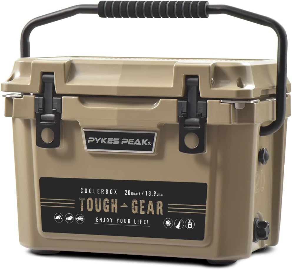 パイクスピーク クーラーボックス TOUGH GEAR 20QT / 45QT アウトドア用 レジャー・BBQ・釣り