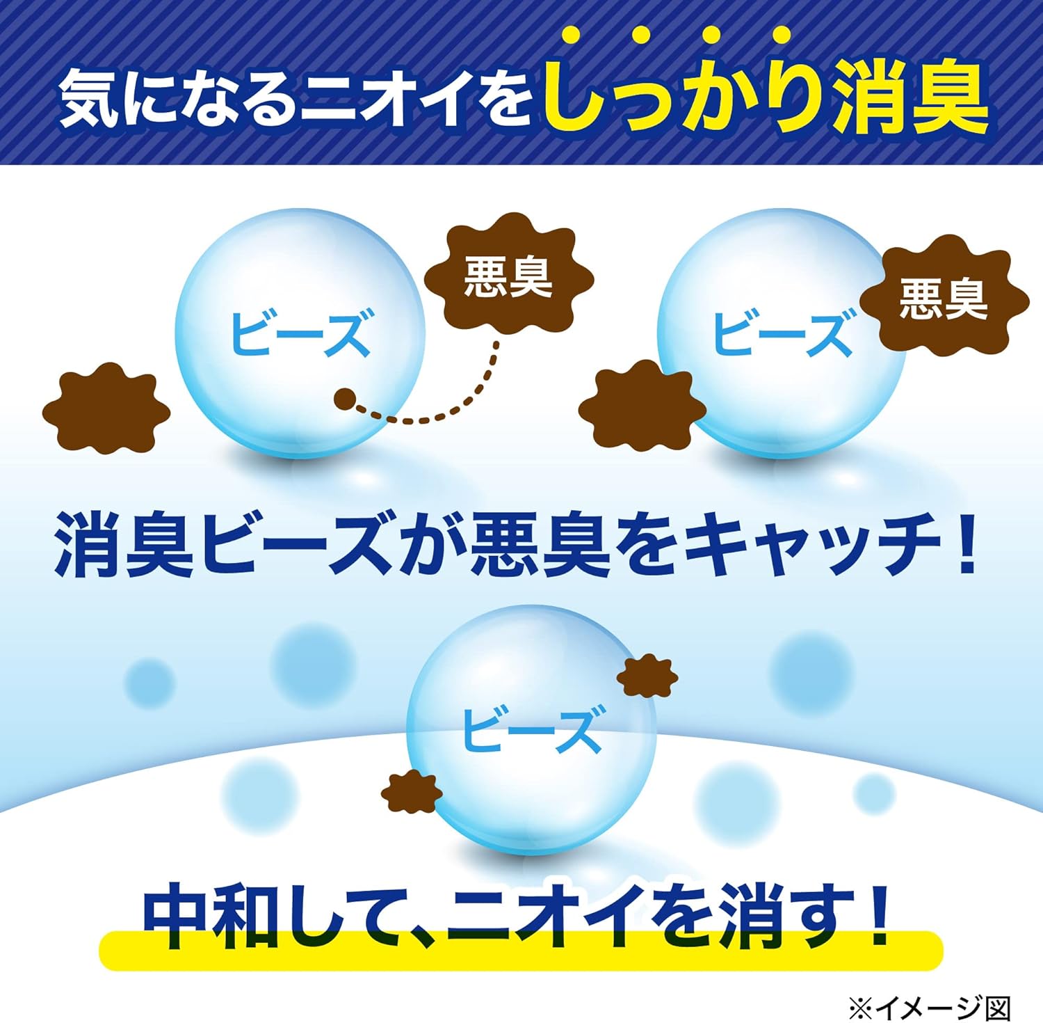 無香空間 消臭ビーズ 置き型 大容量 1.78kg 【Amazon限定】