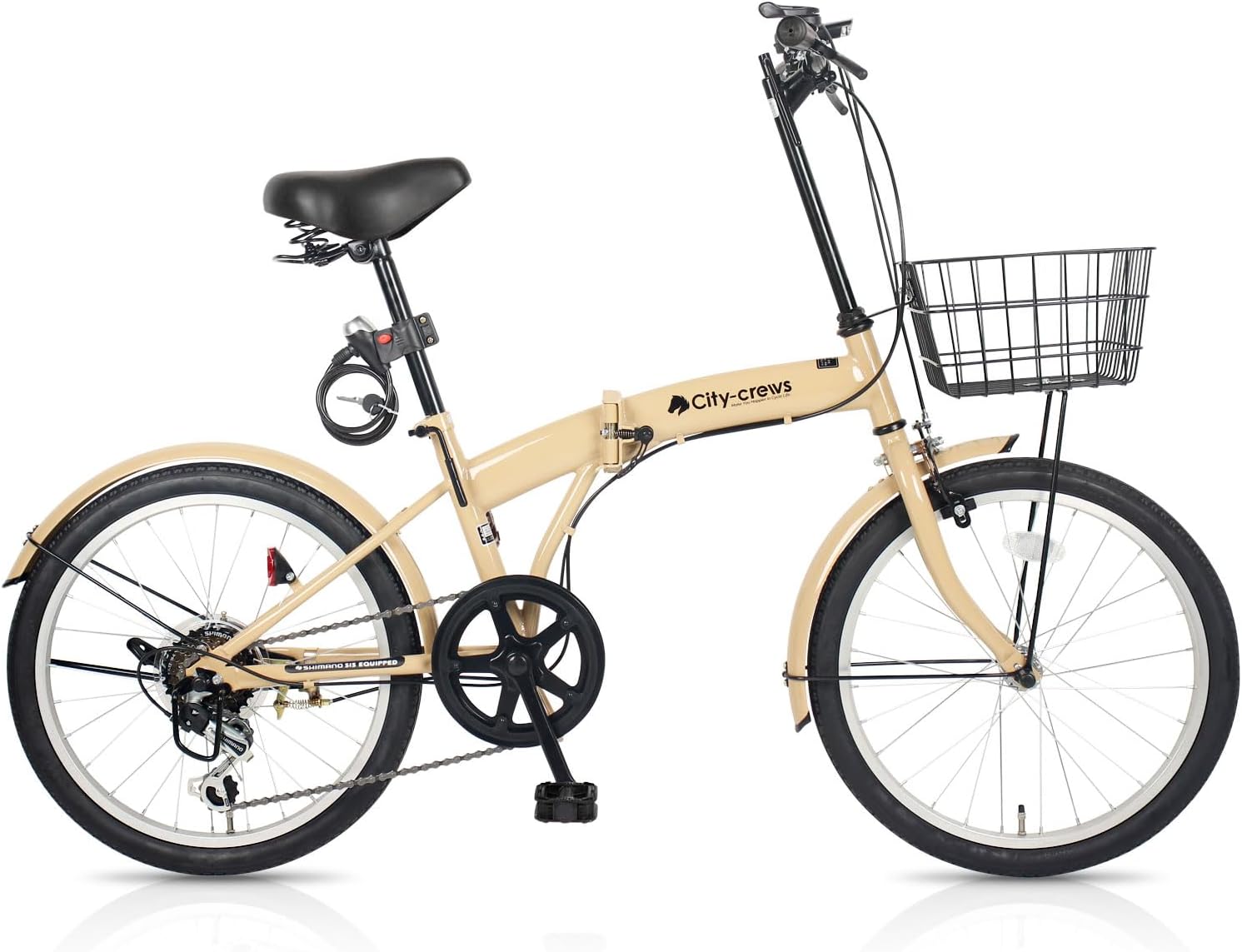 折りたたみ自転車 20インチ 外装6段変速 サイクリング・通勤・買い物用軽量ミニベロ