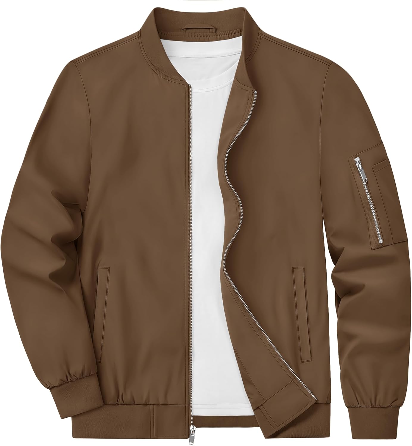 春の薄手防風ジャンパー メンズ ブルゾン 撥水カジュアルコーチジャケット