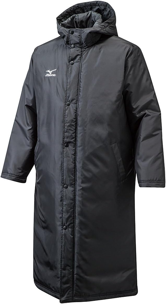 ユニセックス ブラック ベンチコート S - 野球用 12JE6G60