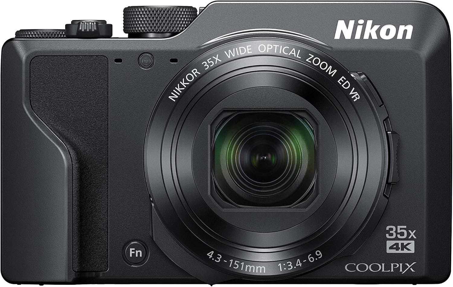光学35倍 Nikon COOLPIX A1000 デジタルカメラ ブラック ISO6400 アイセンサーEVF付き