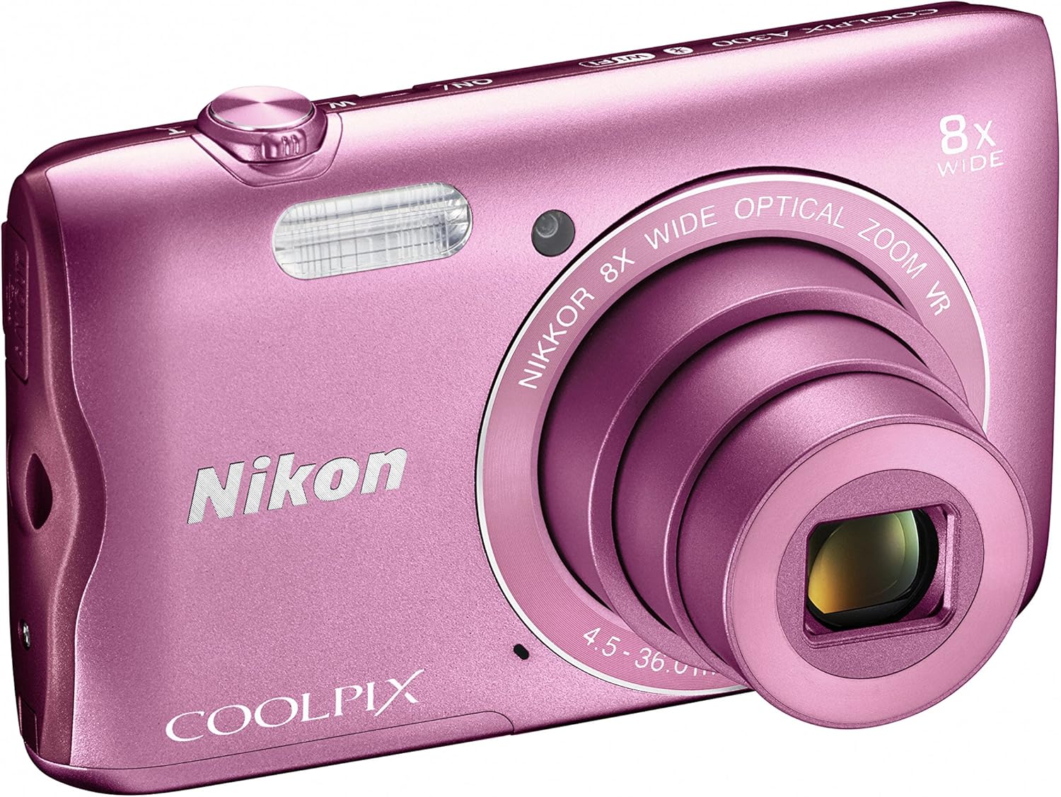 Nikon COOLPIX A300 光学8倍ズーム 2005万画素 デジタルカメラ ピンク