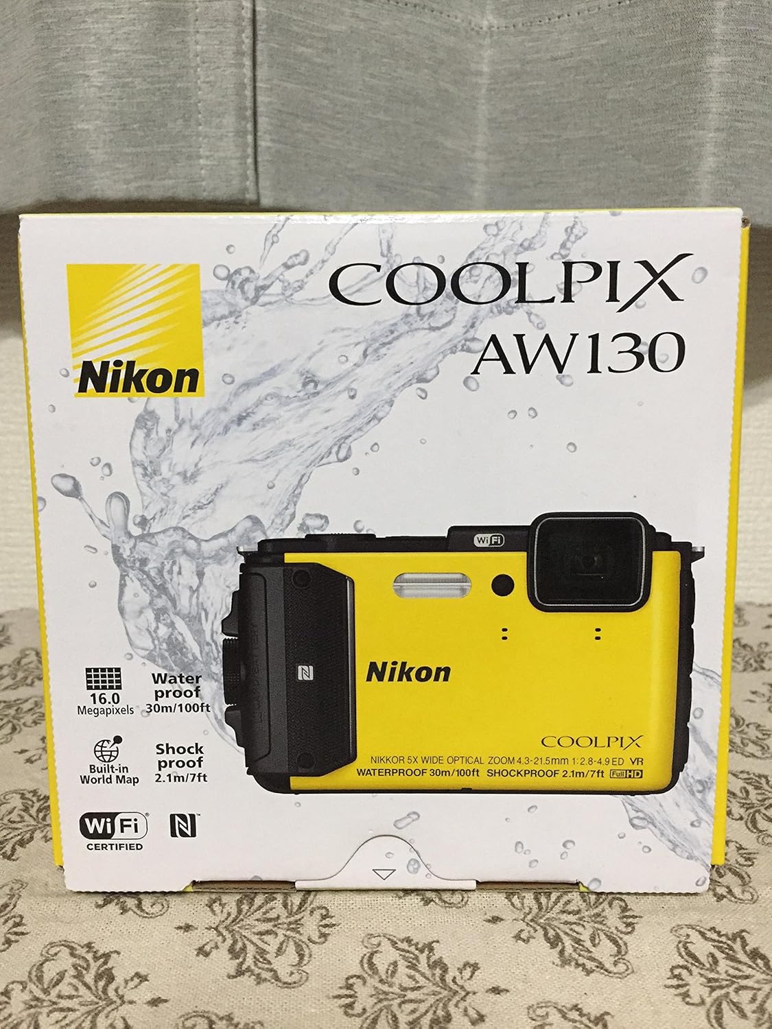Nikon デジタルカメラ COOLPIX AW130 耐水性イエロー