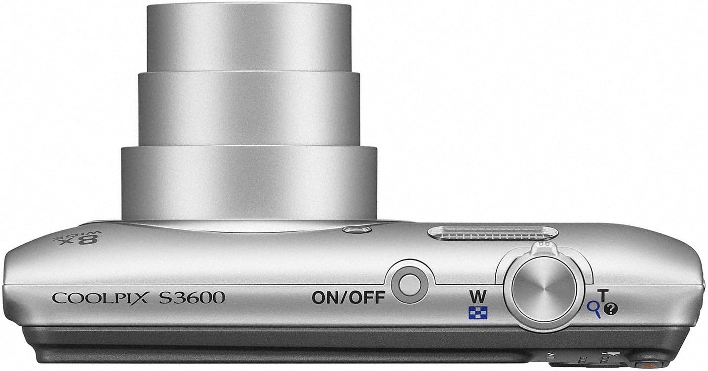 COOLPIX S3600 デジタルカメラ 8倍ズーム 2005万画素 クリスタルシルバー