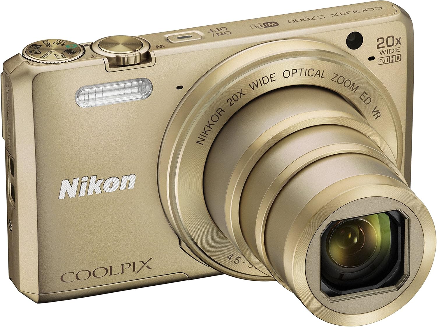 Nikon COOLPIX S7000 ゴールド 20倍ズーム デジタルカメラ 1605万画素