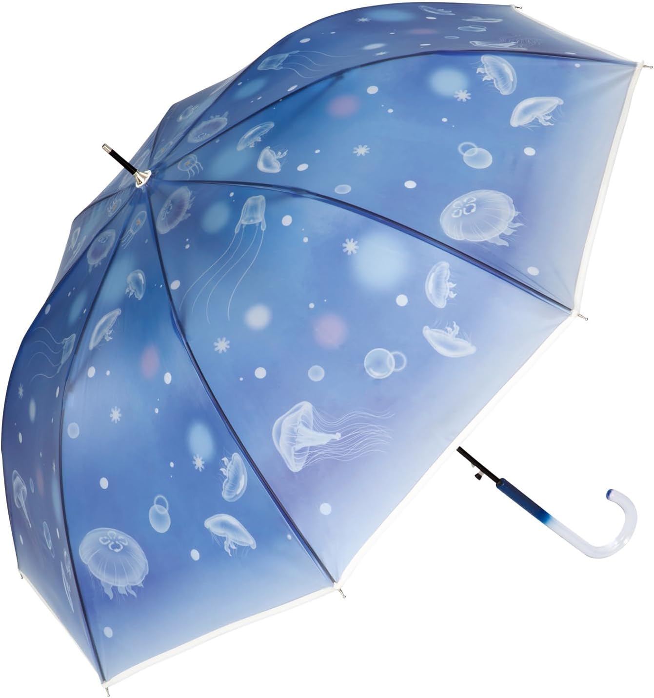 新江ノ島水族館コラボ ビニール傘 [おやすみ、クラゲ] ネイビー 61cm レディース メンズ用