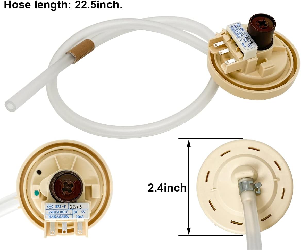 洗濯機用水位圧力センサースイッチアセンブリ LG WT5001CW/W7200CW/W1101CW/W4970CW 交換用部品