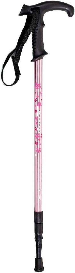 トレッキングポール アンチショック Tグリップ 3段/4段 スライド式 FEEL BOSCO