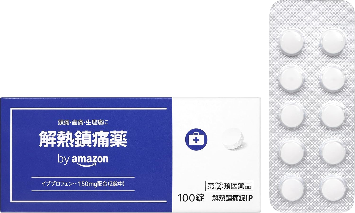 解熱鎮痛剤【指定第2類医薬品】IP 100錠