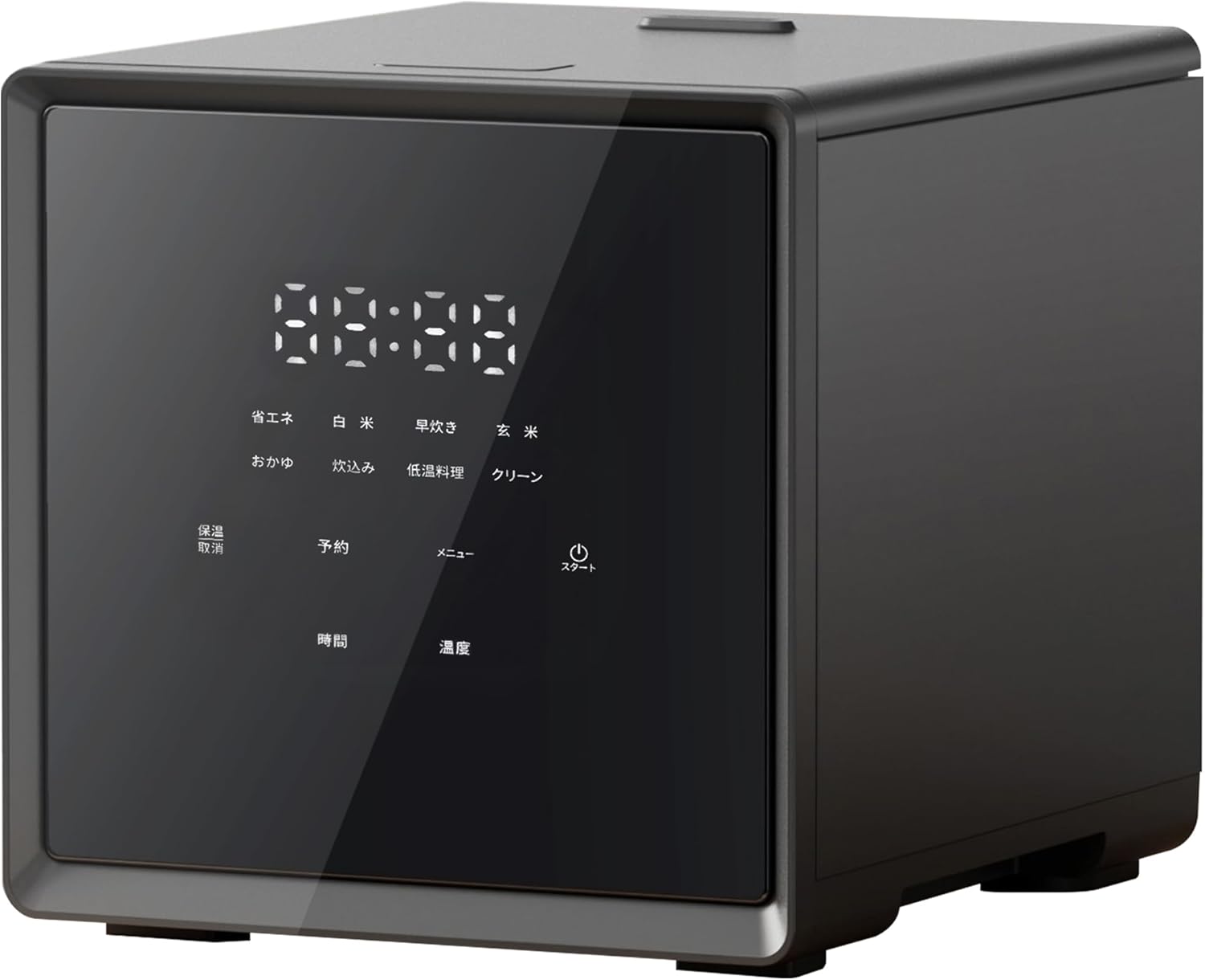 一人暮らし向け 4合炊飯器 マイコン式 低温調理 ブラック YJS-CM072(B)