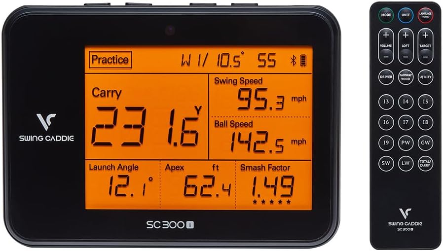 ポータブルゴルフスイングトレーナー SC300i リアルタイムデータトラッキング付き