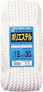 ポリエステルトラックロープ TRS-6 12mm×30M