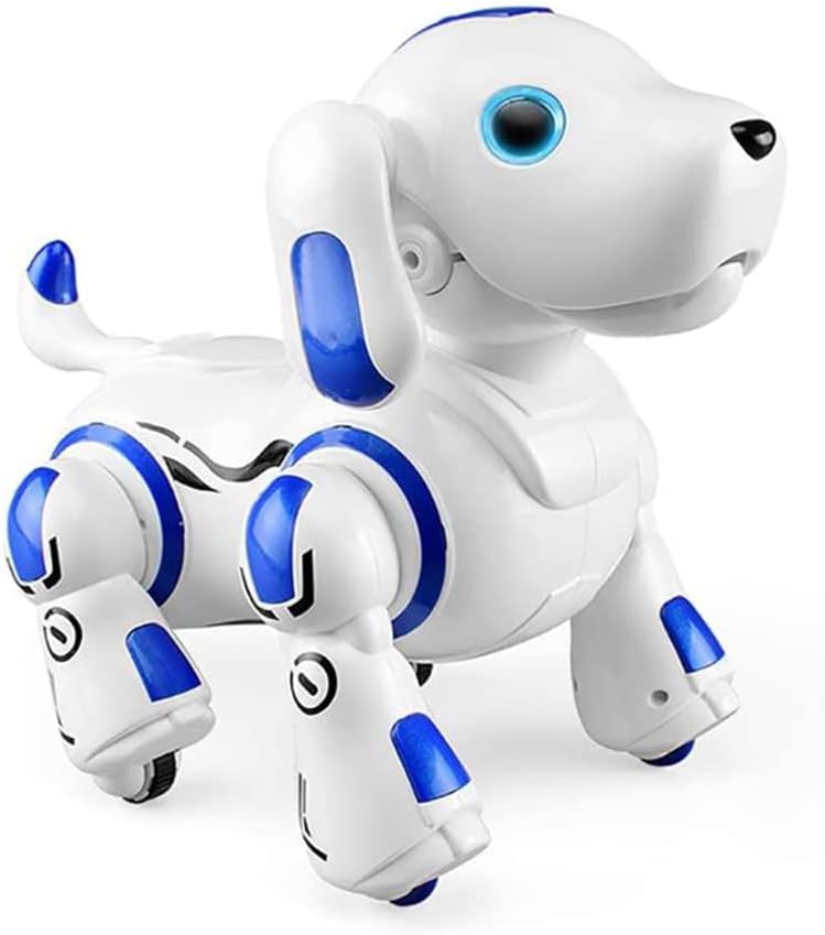 誕生日・子供の日向け ロボット犬 おもちゃ (ブルー)