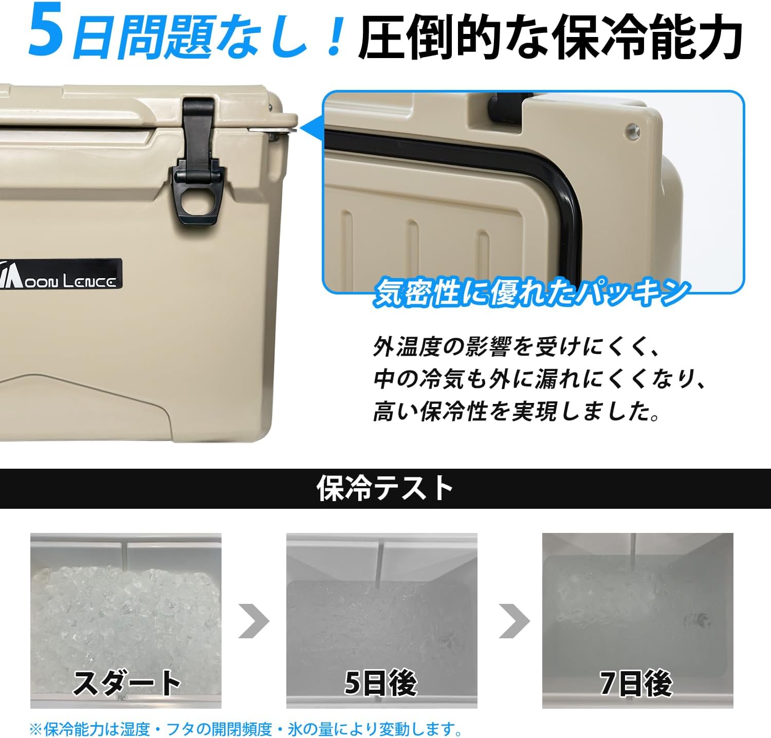 大容量25QT/40QT ハードクーラーボックス アウトドアキャンプ用 5日保冷