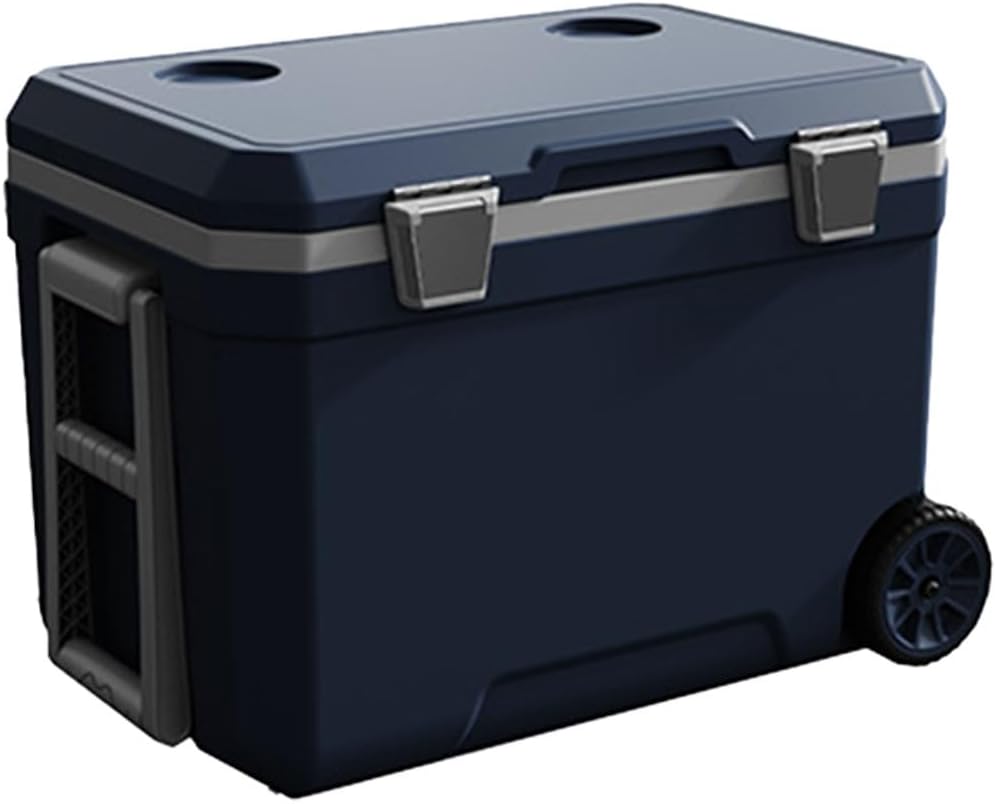 大型ハードクーラーボックス 45L 車輪付き 保冷60時間 水抜き栓付 釣り用