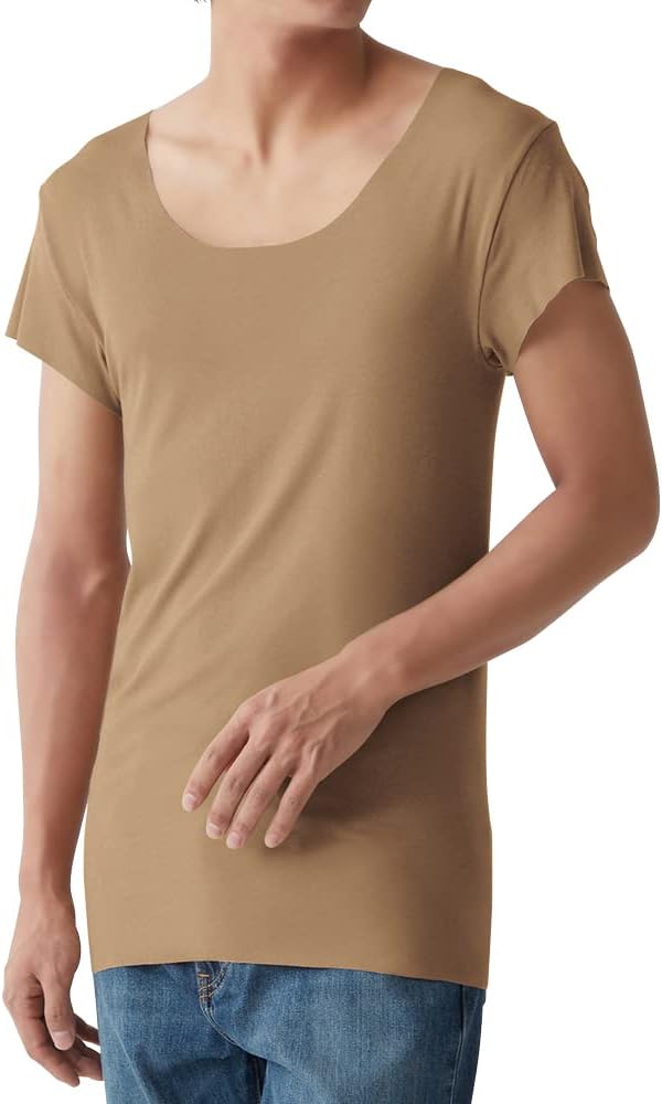 汗取りパッド付きクルーネックTシャツ メンズ用 in.T CUT OFFシリーズ