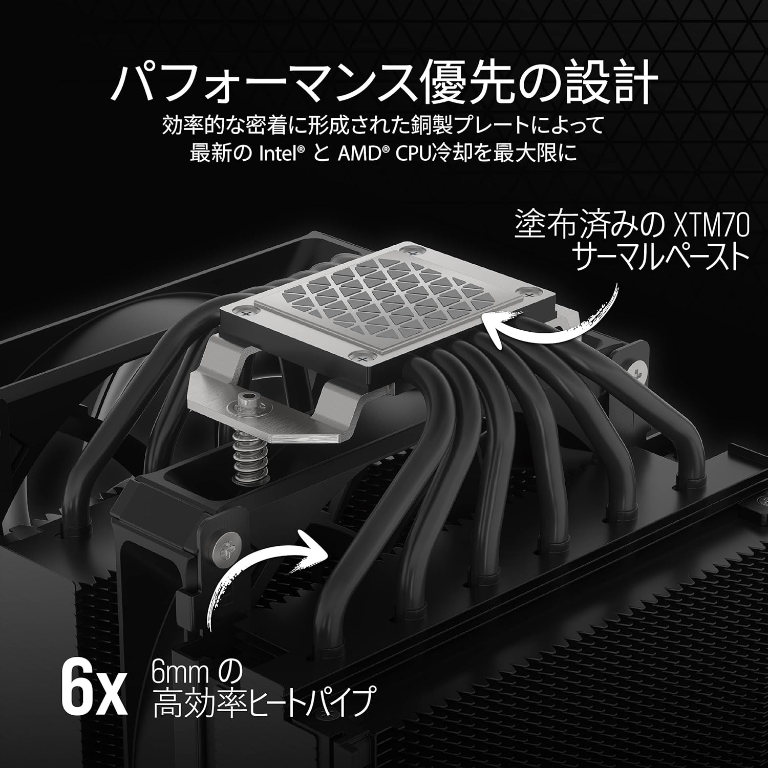 CORSAIR A115 空冷式クーラー ハイパフォーマンス タワー型 Intel/AMD対応 XTM70付属