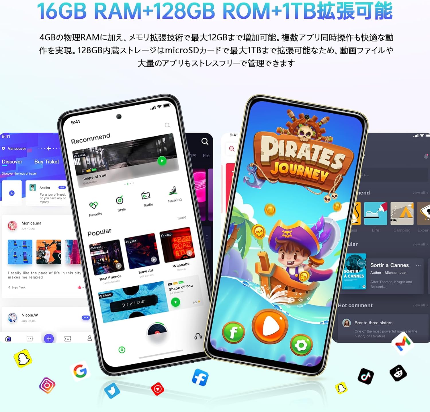 OUKITEL C65 SIMフリースマートフォン 16GB RAM・128GB ROM・6.7インチHD・50MPカメラ・5150mAhバッテリー