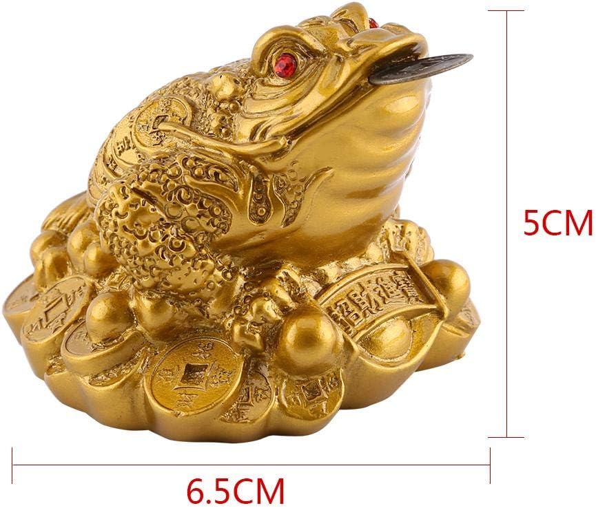 商売繁盛の銭蛙（お金のカエル）三本脚置物 - 開運・金運アップ、風水グッズ