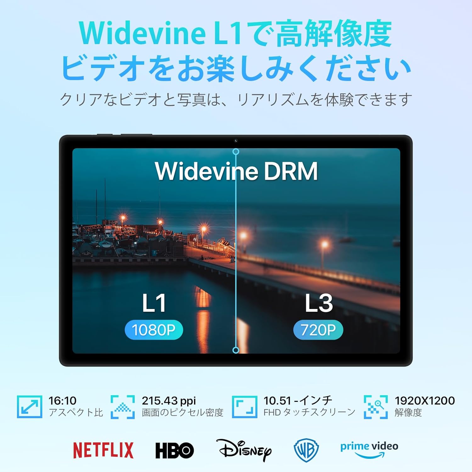 SIMフリー 10.5インチ UMIDIGI A13 Tab タブレット 16GB+128GB+1TB TF拡張 Android 2K HDMI 7500mAh 18W Type-C充電 8コア CPU 4G通話/5G WiFi/BT5/GPS/GMS認証