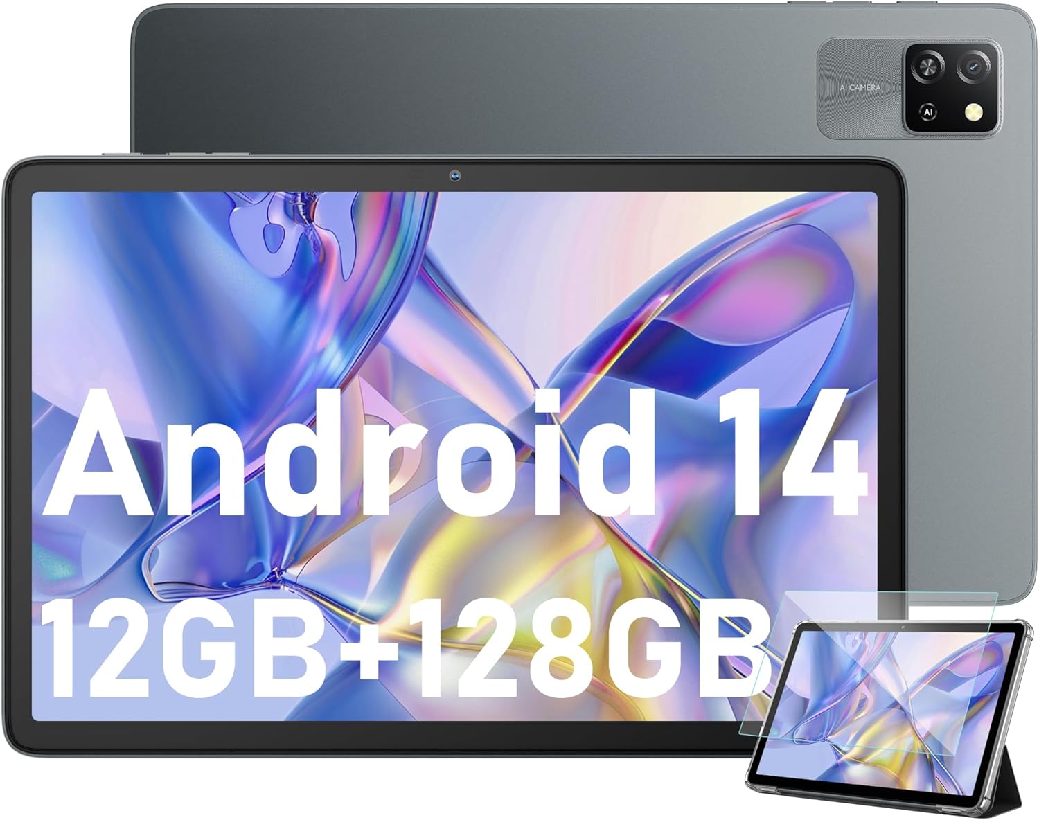 WiFi6対応 10インチ Android 14タブレット 12GB+128GB+2TB拡張モデル