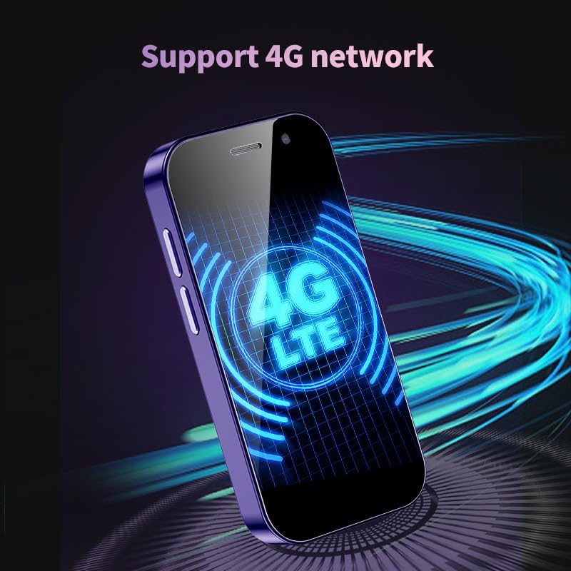 超小型3インチSIMフリーAndroidスマートフォン（SOYES XS14 PRO、ピンク、3GB+32GB）