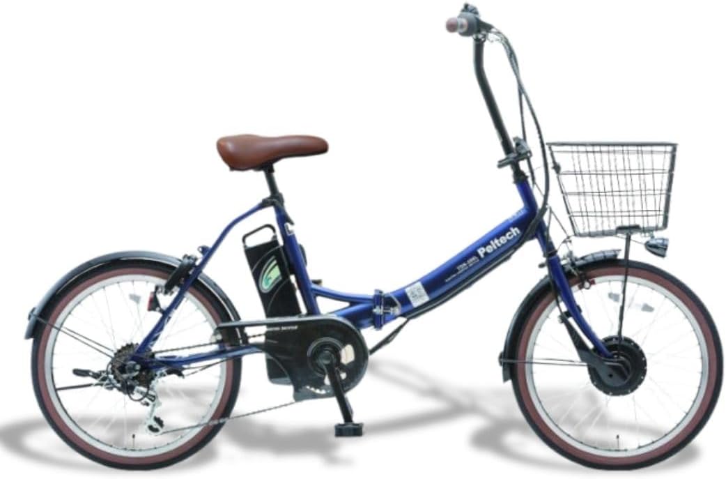 折り畳み電動アシスト自転車 20インチ 外装6段変速【簡易組立】