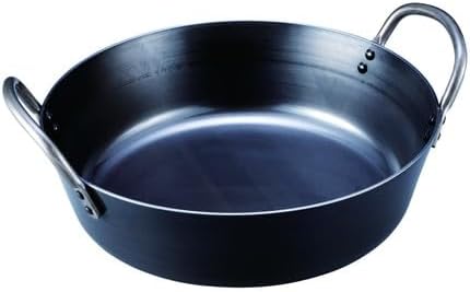 業務用 天ぷら鍋 鉄製 33cm (6.5L) 日本製 揚げ鍋