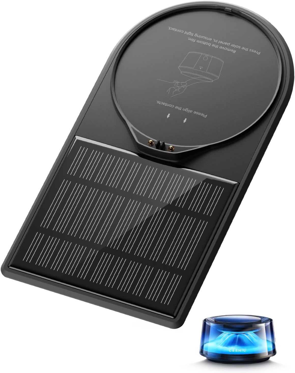 CEENIU CF8専用 高性能太陽光パネル シリコン製 薄型ソーラー充電器