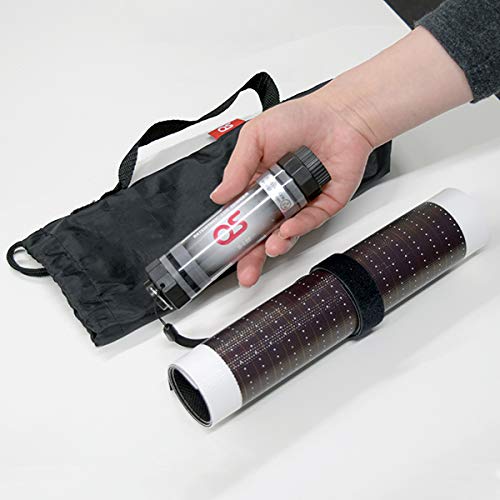 日本製 5.4W ソーラー充電器 + 2600mAh LEDライト 防水セット