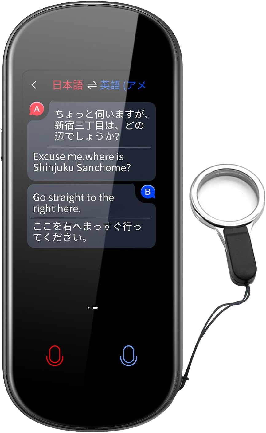 オフライン翻訳対応の音声翻訳機 AUTOOSE Z2 144言語対応 タッチスクリーン