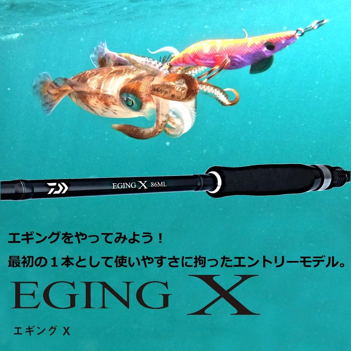 エギングX エントリーモデル 83M/83ML/86M/86ML エギングロッド