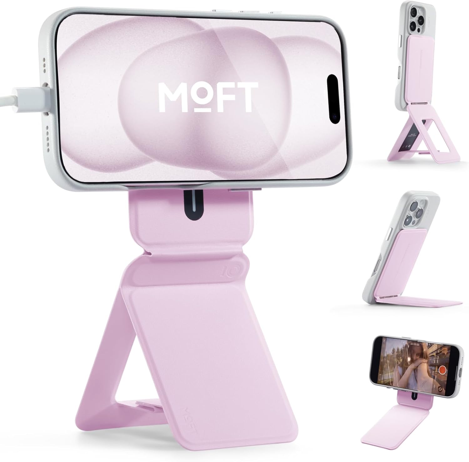 MagSafe対応モフトスマホスタンド 七変化マルチスタンド 薄型・軽量・折りたたみ式 自撮り・動画視聴・会議用