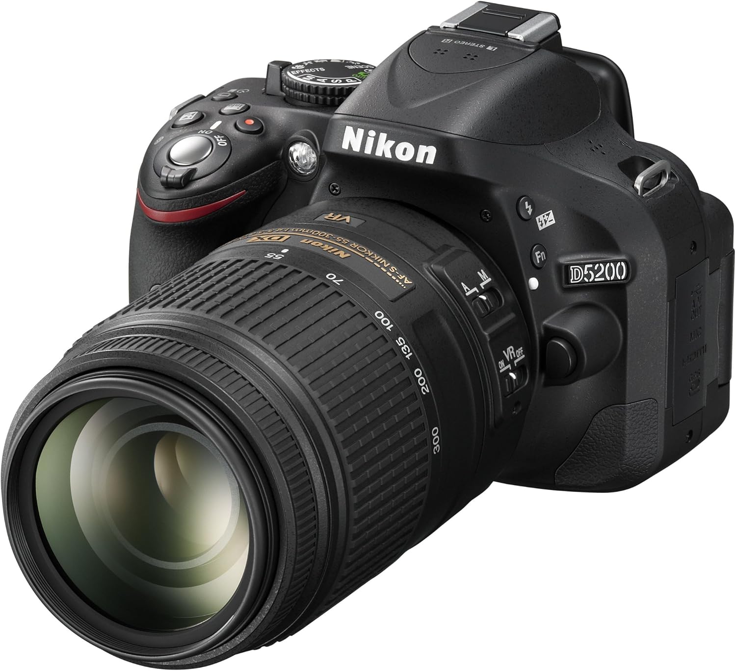 Nikon D5200 ダブルズームキット デジタル一眼レフカメラ ブラック