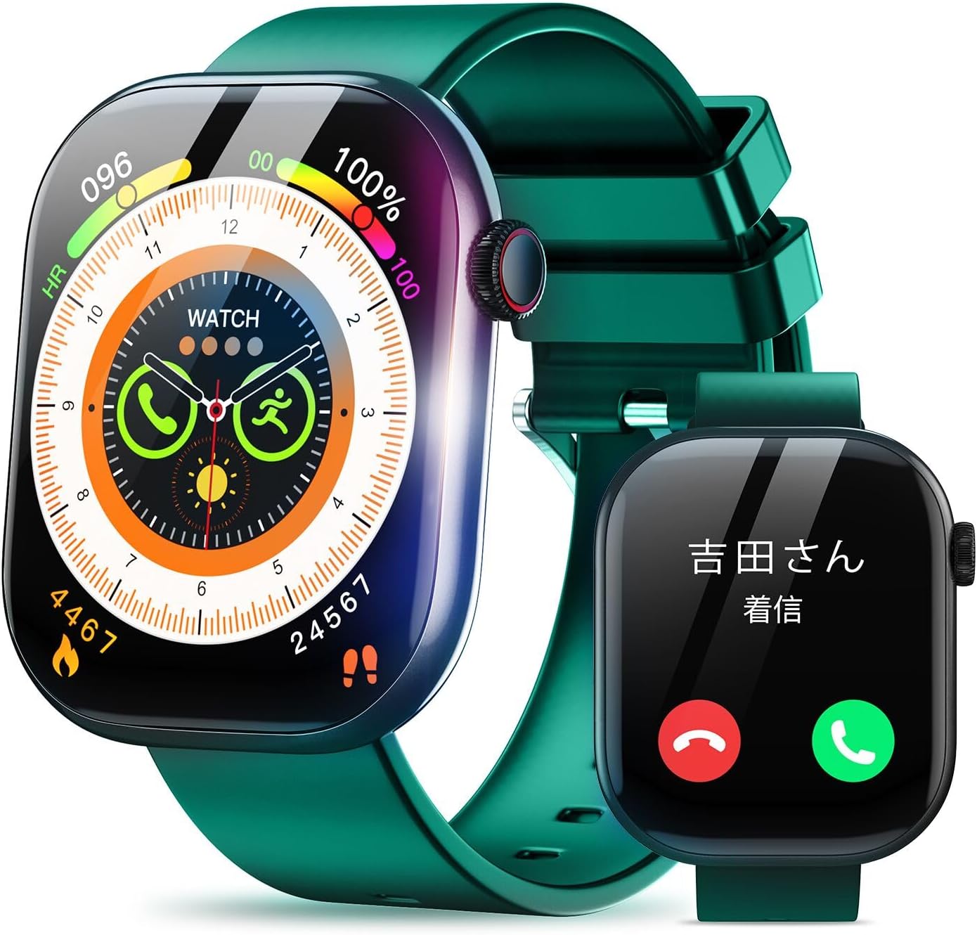 スマートウォッチ【2025年最新モデル】Bluetooth5.4対応・通話機能・110種類運動モード・IP68防水・メンズ・レディース用