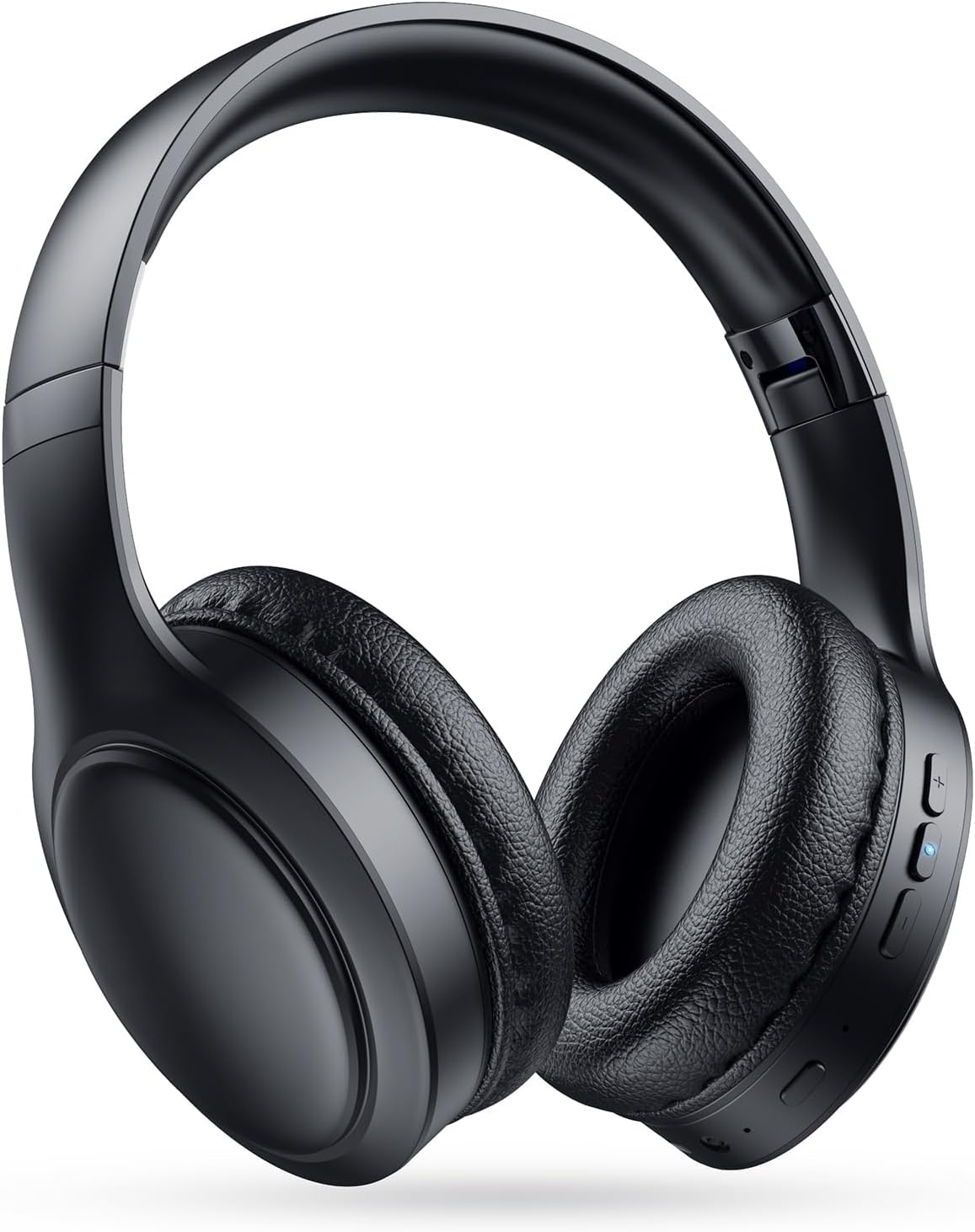 Bluetooth5.3対応ワイヤレスオーバーイヤーヘッドホン 最大20時間連続再生 ブラック