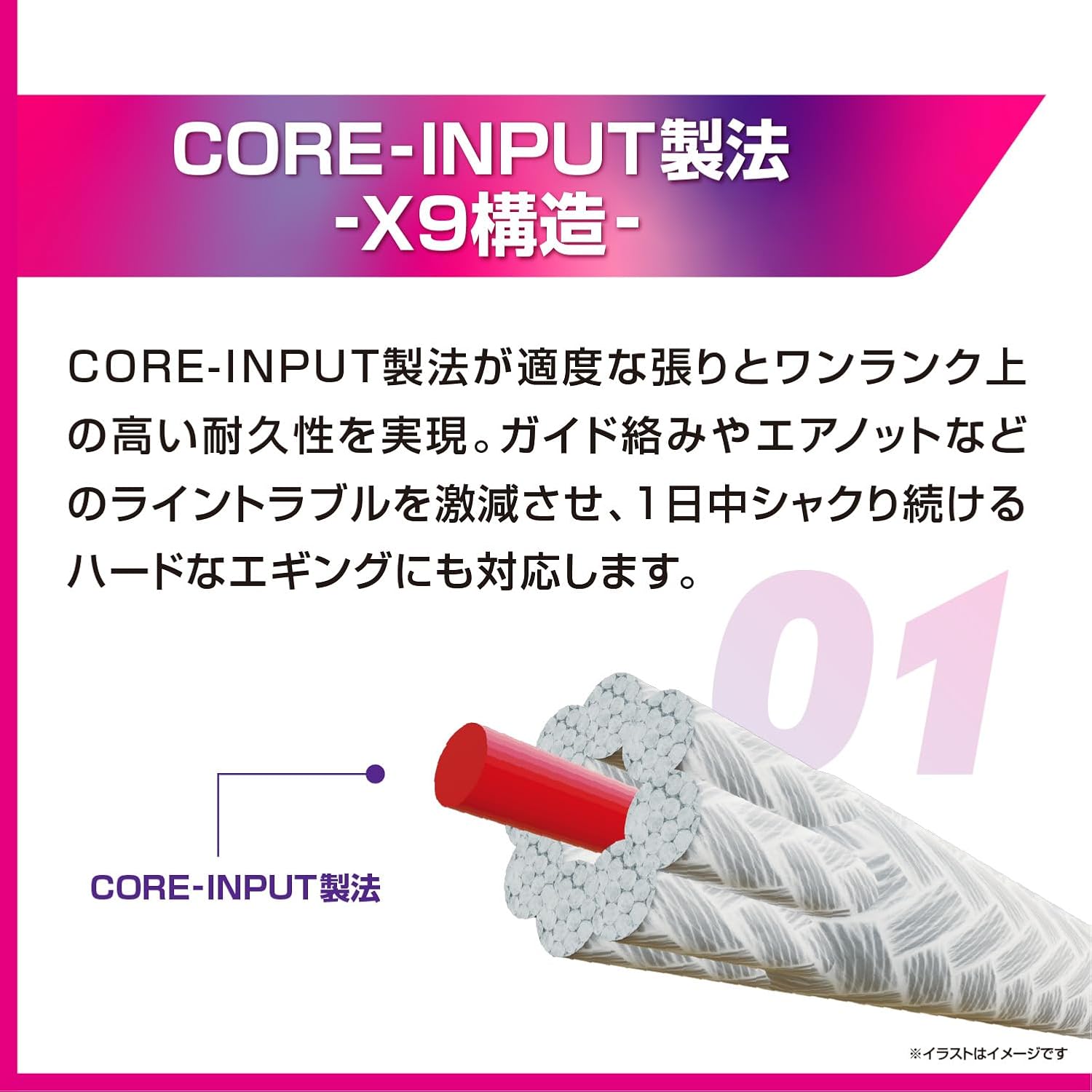 バリバス 9本撚りマックスパワーPE X9 エギング用150m