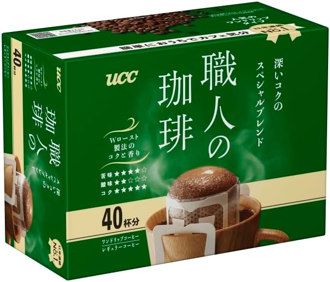 深いコクの職人焙煎 UCC ドリップコーヒー スペシャルブレンド 40杯分
