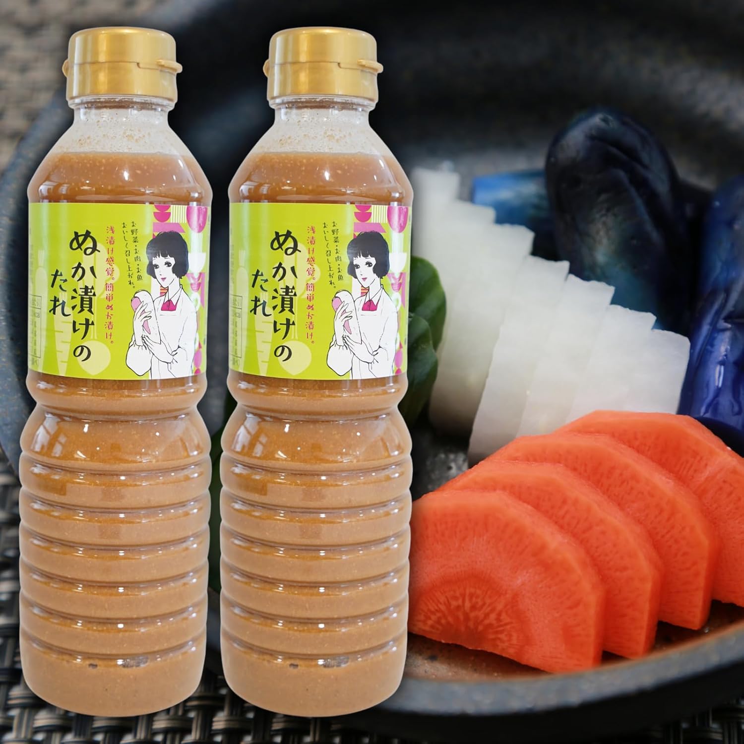 簡単ぬか漬けの素（国産米ぬか使用）585g×2本 大容量業務用