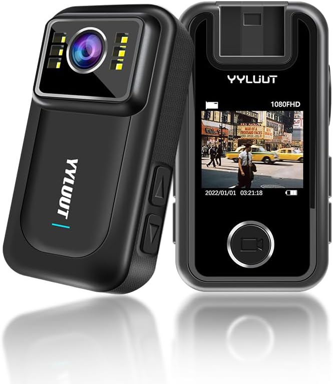 ウェアラブルアクションカメラ IP67防水 1080P ループ録画8-10時間 スポーツ用