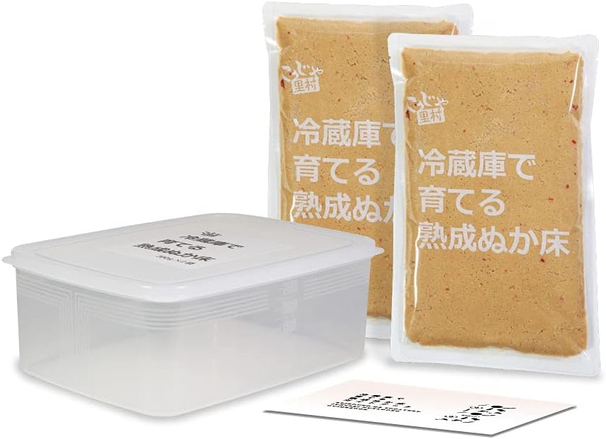 熟成ぬか床簡単セット (1400g・ガイドブック付き)